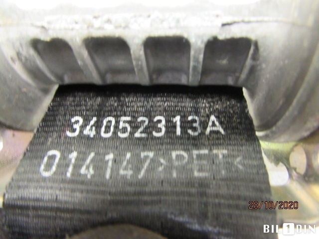 Sikkerhetsbelte foran høyre til VW Tiguan 2007-2011 (Type I, Fase 1)  (VOLKSWAGEN|5N1857706C|5N1857706|RAA)