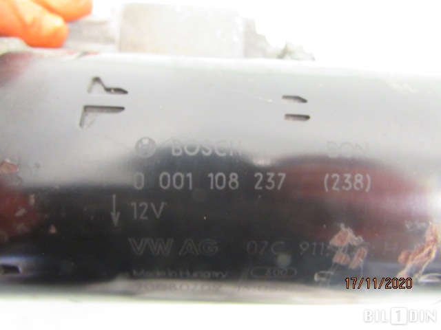 Starter til Audi A6 2008-2011 (Type III, Fase 2) (C6) (C6) (AUDI|07C911023H|0001108237|)