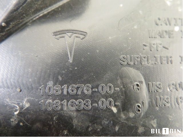 Deksel til Tesla Model 3 2018-2023 (Fase 1)  (TESLA|108167600G|108169300G|)