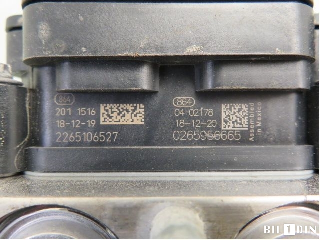 ABS sentral til Tesla Model 3 2018-2023 (Fase 1)  (TESLA|104474500B|110354100A|0265956665)