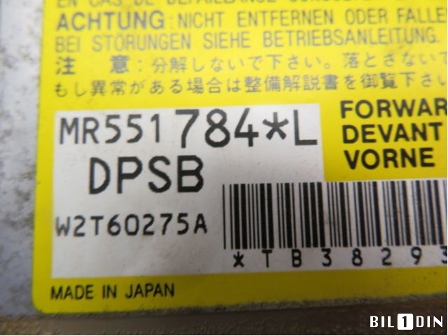 Airbag elektronikk til Mitsubishi Pajero 2000-2006 (Type III)  (MITSUBISHI|MR551784|MR551784L|)