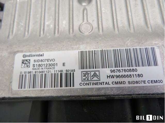 Styreenhet motor til Citroën C5 2008-2017 (Type II) (CITROEN|1944C3|9676760880|HW9666681180)
