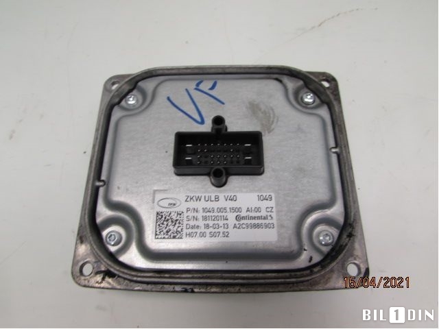 Styreenhet xenon/ballast til Volvo V40 2012-2019  (VOLVO|31446753|10490051500|)