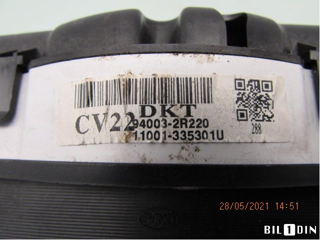 Instrumentpanel til Hyundai i30 2007-2012 (Type I) (HYUNDAI|940032R220|11001335301U|)