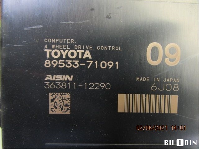 Styreenhet 4WD til Toyota Hilux 2016-2020  (TOYOTA|8953371091|36381112290|)