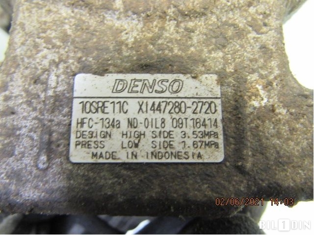 Aircondition kompressor til Toyota Hilux 2016-2020  (TOYOTA|883100KB60|XI4472802720|)