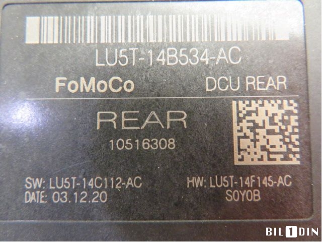 Styreenhet dør venstre foran til Ford Puma 2019-->>  (FORD / Puma|LU5T14B534AE|2499156|LU5T14B534AC)