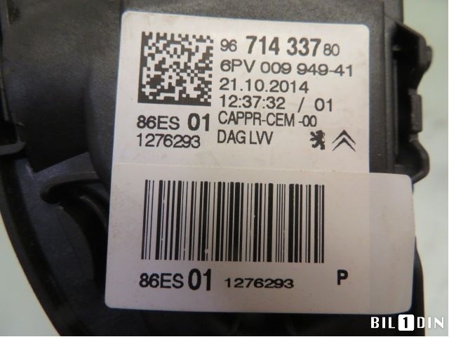 Pedal gass til Citroën C4, Cactus 2014-2017 (Fase 1)  (CITROEN|1601CW|9671433780|6PV00994941)