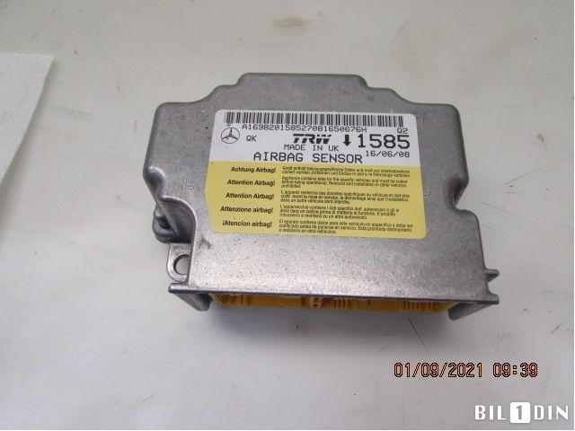 Airbag elektronikk til Mercedes B-Klasse 2008-2011 (Fase 2) (W245) (W245) (MERCEDES|A1698206726|A1698207826|A1698201585270816506)