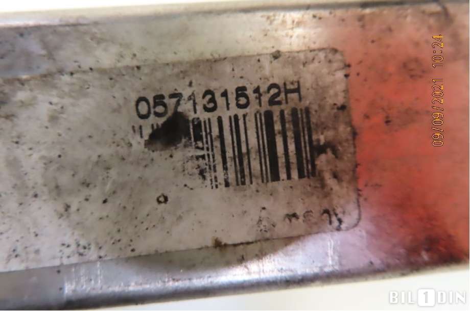 EGR-kjøler til Audi A8 2003-2010 (Type II)  (AUDI|057131631F|057131635F|)