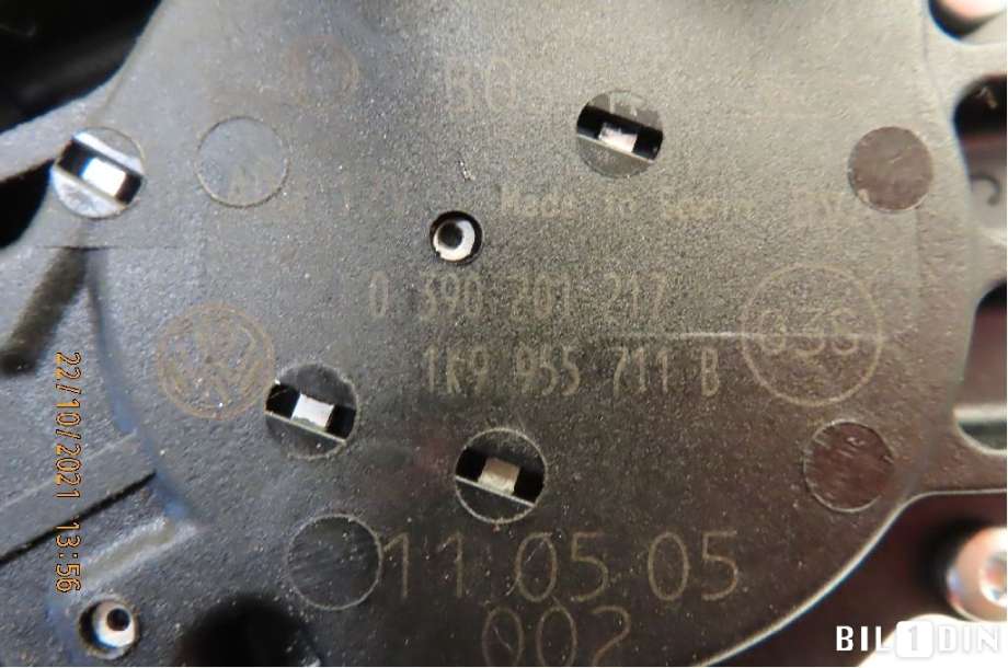 Viskermotor bakrute til VW Golf VI 2008-2012 (VOLKSWAGEN|1K9955711B|)