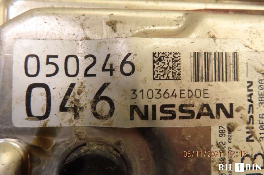Styreenhet girkasse til Nissan Qashqai 2014-2021 (Type II) (NISSAN|310F63BE0A|310F65RD0A|310364ED0E)