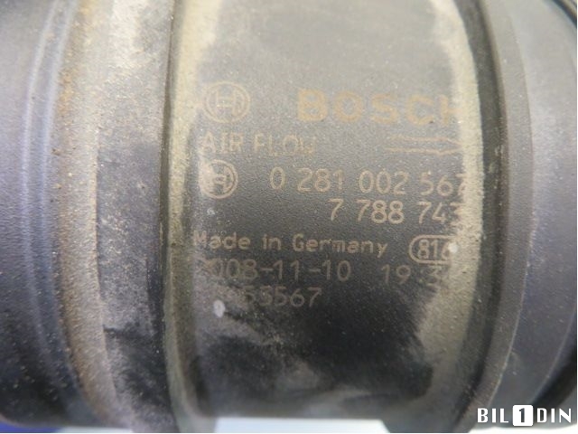 Luftmengde/luftmassemåler til BMW 3-Serie 2005-2011 (E90/E91/E92/E93) (E90/E91/E92/E93) (BMW|13628509724||0281002567)