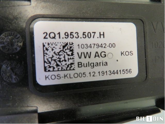 Bryter combi til VW Transporter / Caravelle 2019-->> (T6.1) (T6.1) (VOLKSWAGEN|2Q0953513K||2Q1953507H)