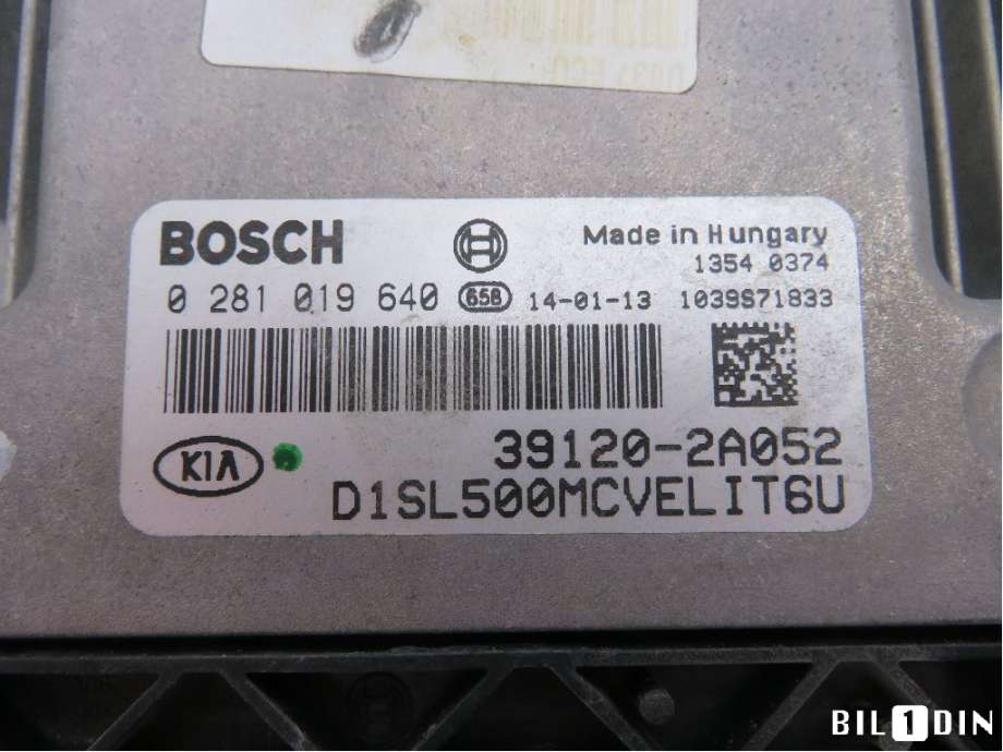 Styreenhet motor til Kia Sportage 2010-2016 (Type III)  (KIA|391202A052|0281019640|1039S56961)