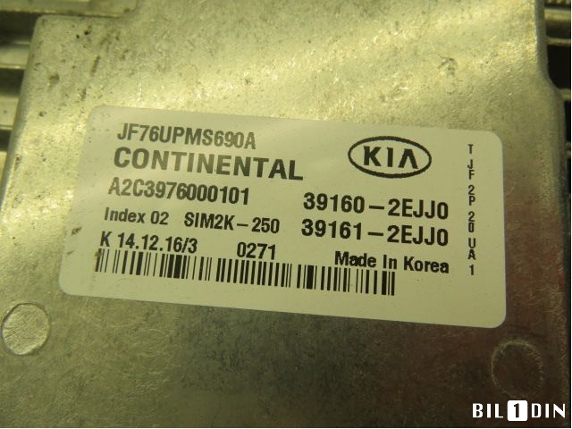 Styreenhet motor til Kia Optima 2017-2020  (KIA|391612EJJ0|39160EJJ0|)