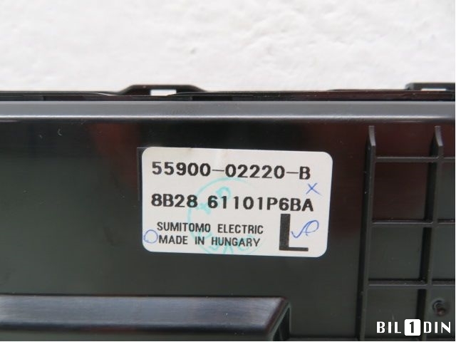 Varmeapparat betjening til Toyota Auris 2007-2010 (Type I, Fase 1)  (TOYOTA|5590002220B|8B2861101P6BA|)