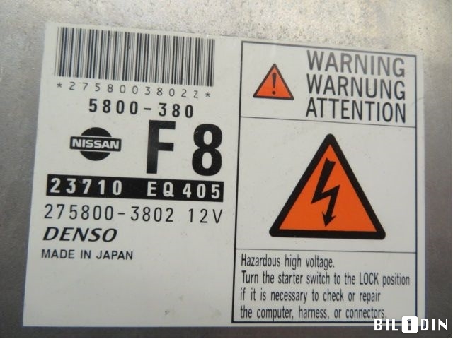 Styreenhet motor til Nissan X-Trail 2002-2007 (T30) (T30) (NISSAN|23710EQ405|2758003802|)