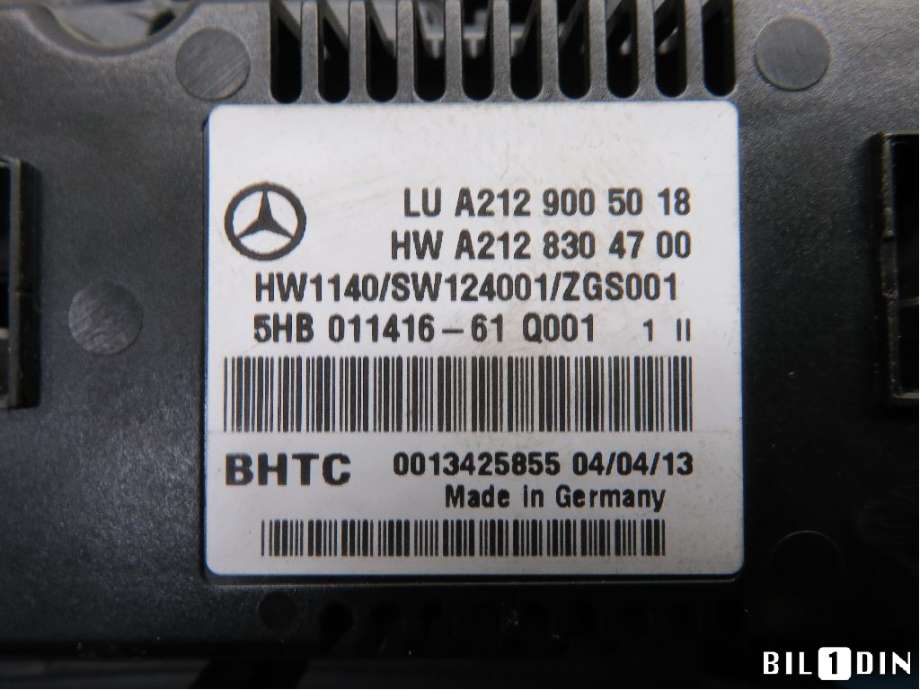 Bilstereo til Mercedes E-Klasse 2013-2016 (Fase 2) (W212) (W212) (MERCEDES|A2129008524|)
