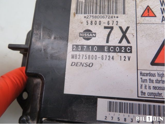 Styreenhet motor til Nissan Navara 2005-2010 (Fase 1) (D40) (D40) (NISSAN|23710EC07C|23710EC02C|)