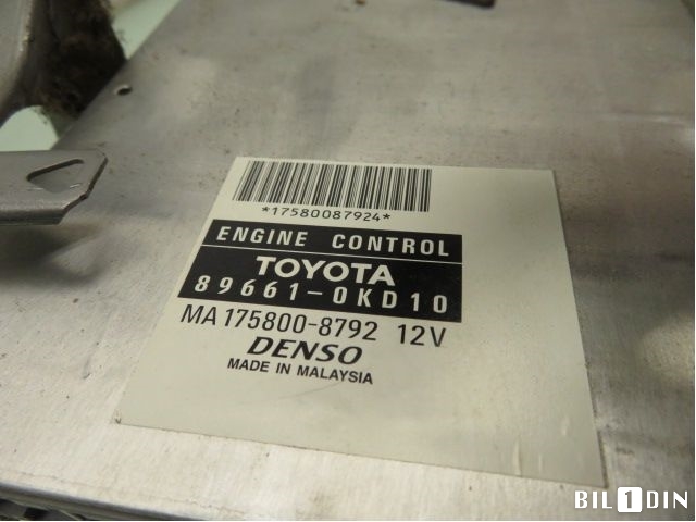 Styreenhet motor til Toyota Hilux 2006-2011 (TOYOTA|896610KD10|MA1758008792|)