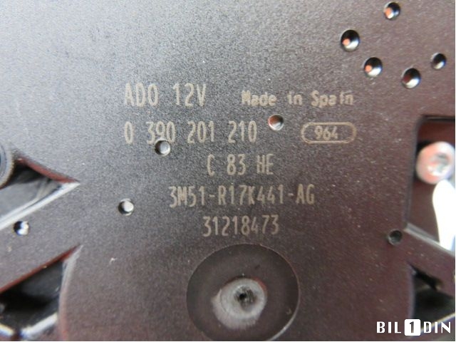 Viskermotor bakrute til Ford S-Max 2010-2015 (Type I, Fase 2)  (FORD|3M51R17K441AG|1689913|0390201210)