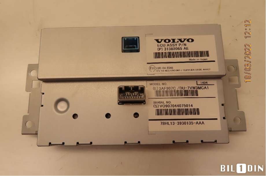 Instrument kjørecomputer til Volvo V60/V60 CC 2013-2018 (Type I, Fase 2)  (VOLVO|36011463|31382065|)