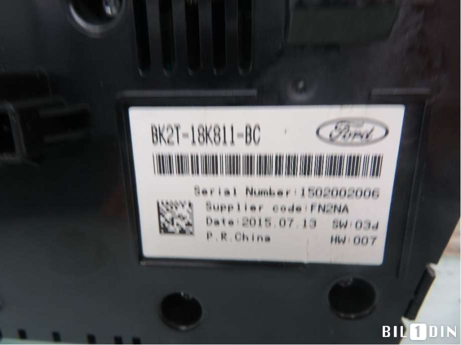 Bilstereo til Ford Transit Connect 2013-2018 Type II, Fase 1  (FORD|2190668|BK2T18K811BC|)