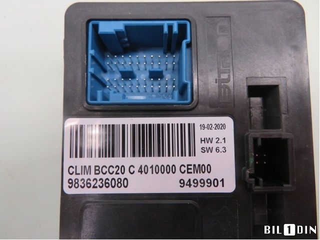 Styreenhet comfort (BCM) til Peugeot 208 2019-->> (Type II)  (PEUGEOT|1675581280||9836236080)