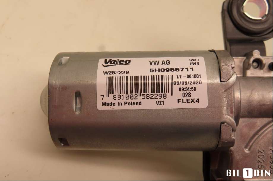 Viskermotor bakrute til VW ID.3 2020-->>  (VOLKSWAGEN|5H0955711|)
