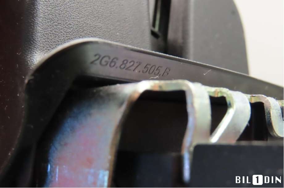Baklukelås til VW ID.3 2020-->>  (VOLKSWAGEN|2G6827505B|)