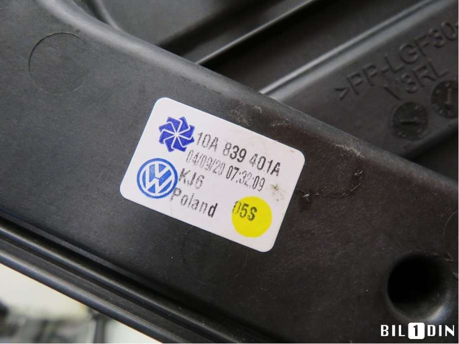 Ruteheis til VW ID.3 2020-->>  (VOLKSWAGEN|10A839461A|10A839401A|)
