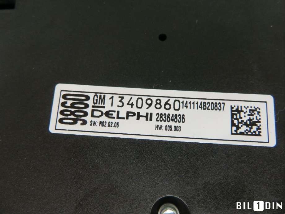 Bilstereo diverse til Opel Meriva B 2010-2017 (OPEL|13409860|)
