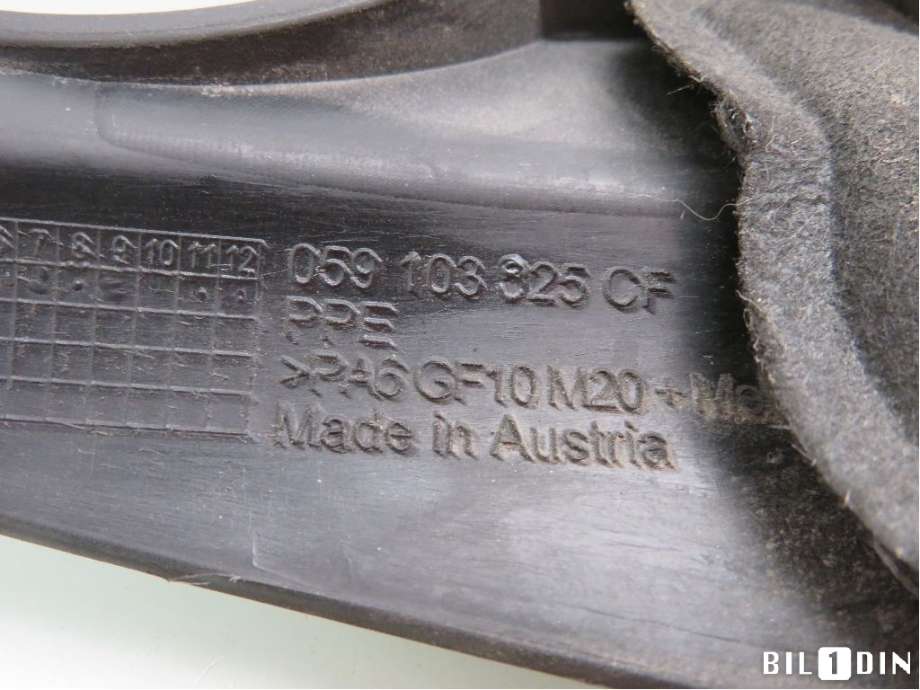 Motordeksel over motor til Audi A6, Allroad 2012-2014 (Type III, Fase 1) (C7) (C7) (AUDI|059103925CF|)
