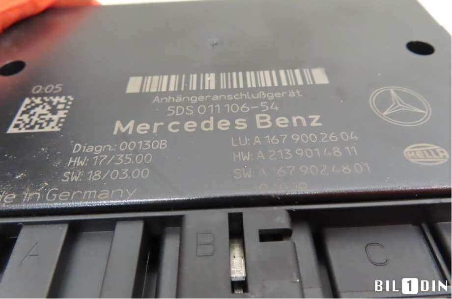 Styreenhet hengerfeste til Mercedes EQC 2019-->>  (MERCEDES|A1679001309|A1679002604|)