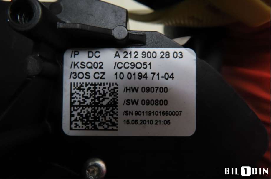 Airbag slepering til Mercedes E-Klasse 2009-2013 (Fase 1) (W212) (W212) (MERCEDES|A2129002803|)
