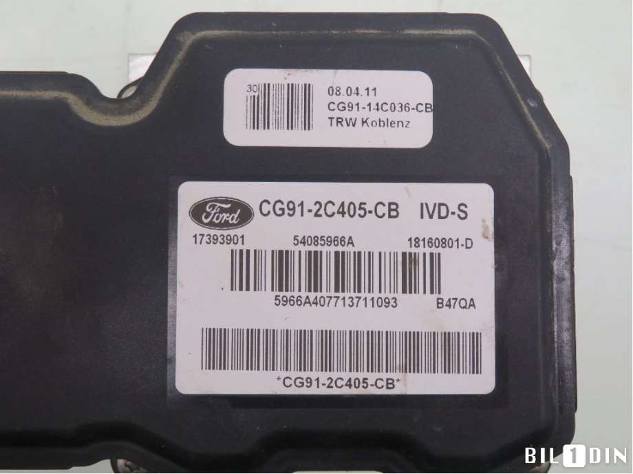 ABS sentral til Ford Galaxy 2010-2015 (Type III, Fase 2)  (FORD|AG912C405MD|1857637|CG912C405CB)