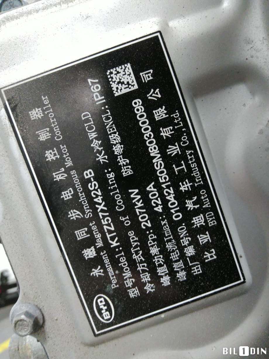 Motor elbil bak til BYD Tang 2020-->> (BYD|)