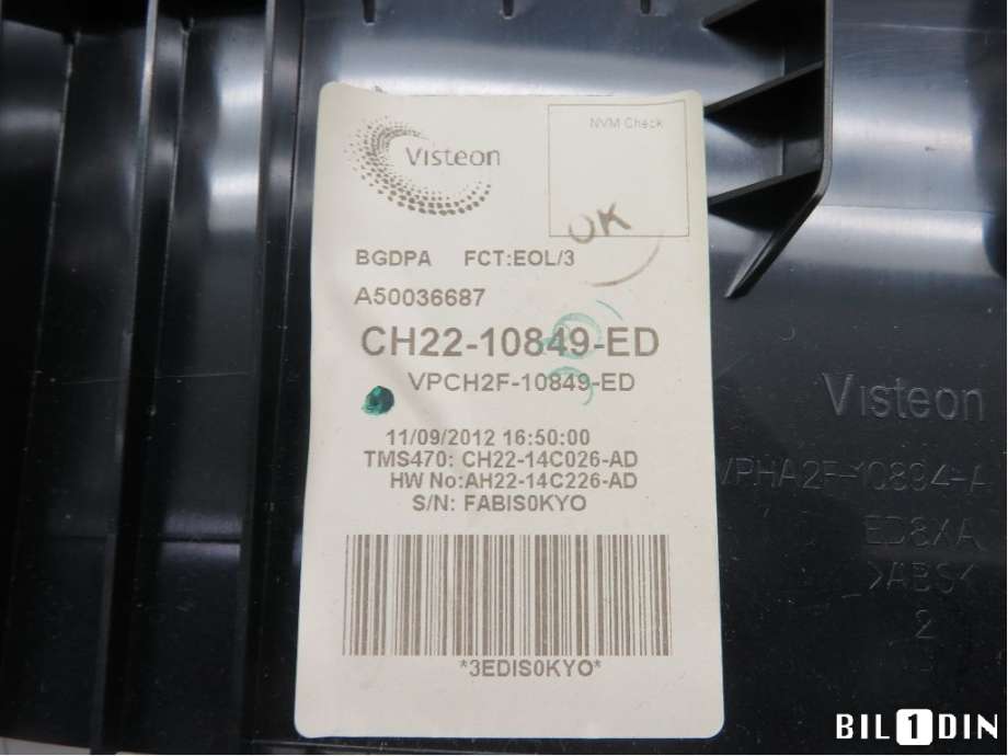Instrumentpanel til Land Rover Range Rover Sport 2005-2013  (LAND-ROVER|CH2210849ED|LR029688|)