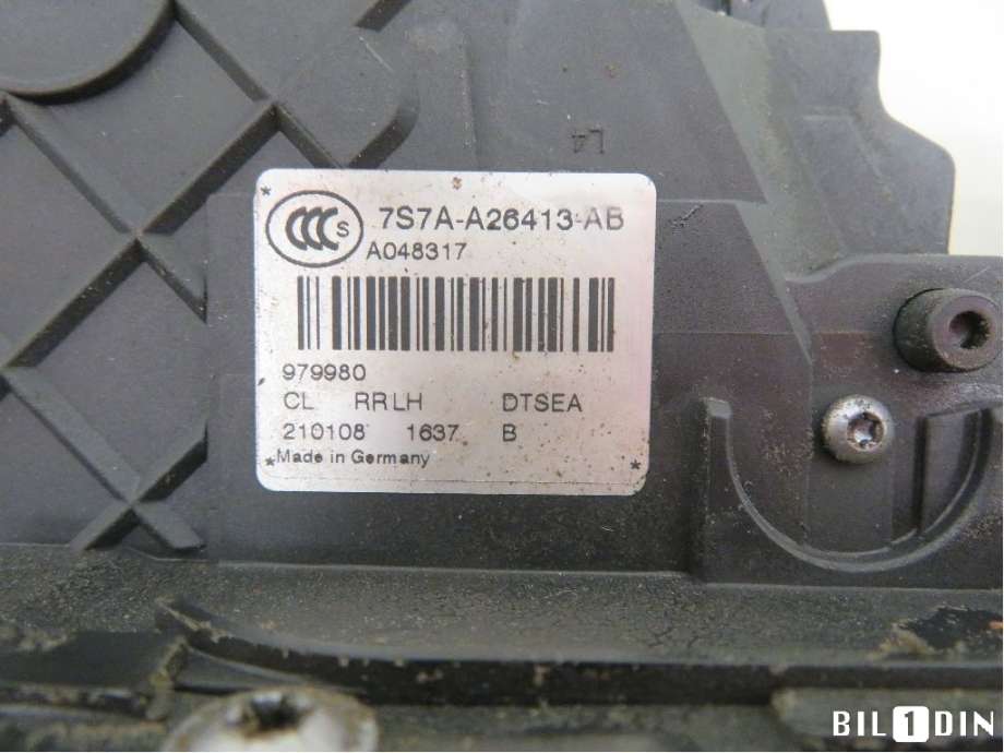 Låsekasse venstre bak til Ford S-Max 2010-2015 (Type I, Fase 2)  (FORD|7S7AA26413AC|1791403|)