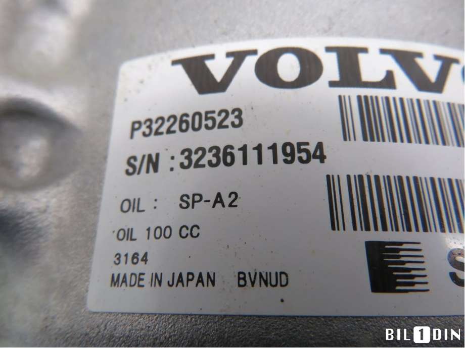 Aircondition kompressor til Volvo V90 / V90 CC / S90 2016-->>  (VOLVO||32260523)