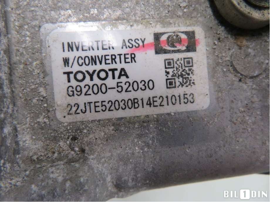 Inverter hybrid til Toyota Yaris 2012-2014 (Type III, Fase 1)  (TOYOTA|G920052030|)