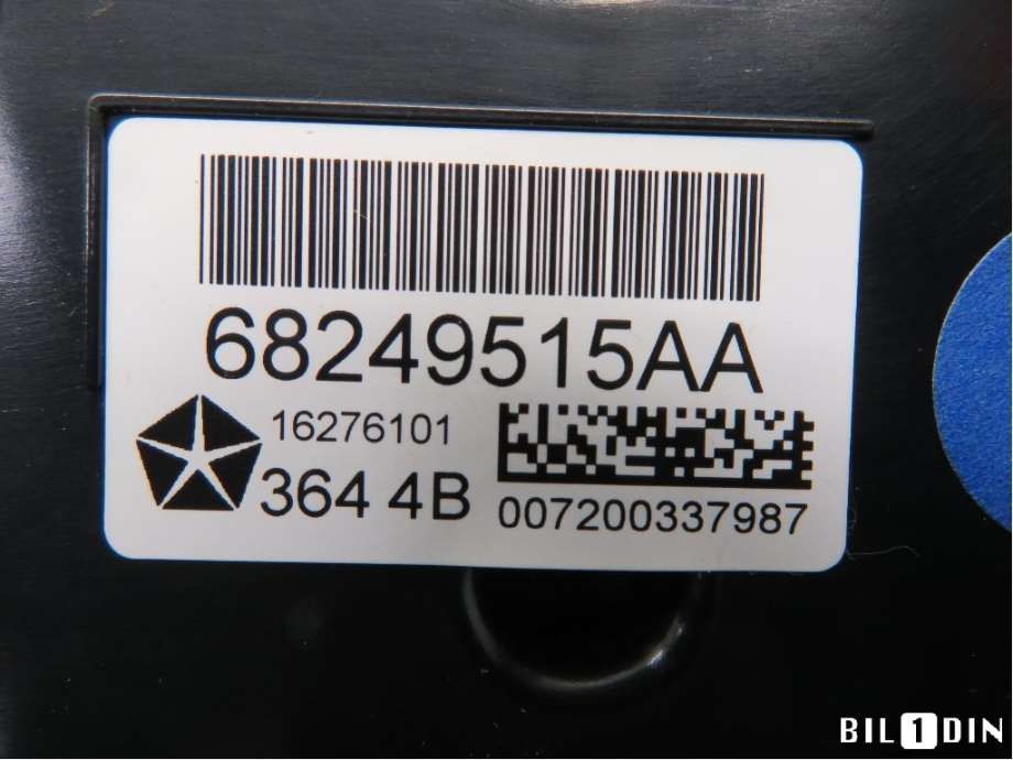 Varmeapparat betjening til Jeep Cherokee 2014-->> (Type V)  (JEEP|68249515AA|16276101|3644B)