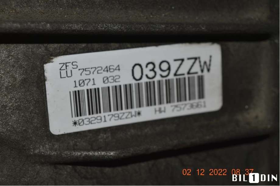 Girkasse automat til BMW 1-Serie 2004-2011 (E81/E82/E87/E88) (E81/E82/E87/E88) (BMW|24007572464||1071032039ZZW)