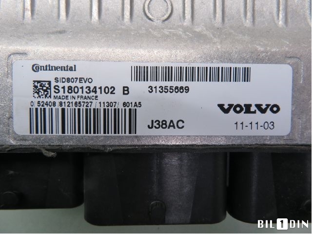 Styreenhet motor til Volvo V70 2007-2013 (Type III, Fase 1)  (VOLVO|36001832||31355669)