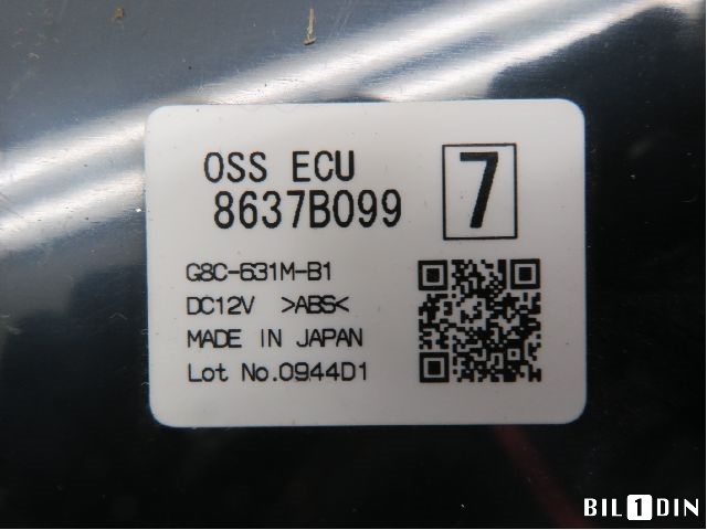 Styreenhet diverse til Mitsubishi Outlander 2012-2015 (Type III, Fase 1)  (MITSUBISHI|8637B099|)