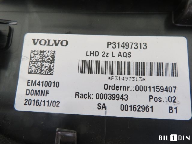 Varmeapparat til Volvo XC90 2015-2025 (Type II)  (VOLVO|31497307||31497313)