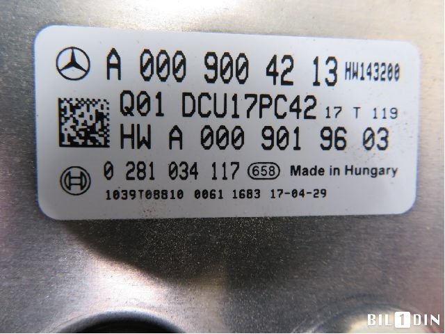 Styreenhet diverse til Mercedes Vito 2014-->> (W447) (W447) (MERCEDES|A0009004213|)
