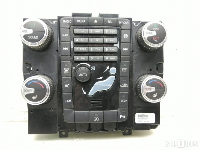 Varmeapparat betjening til Volvo V60/V60 CC 2013-2018 (Type I, Fase 2) (VOLVO|31443427|)