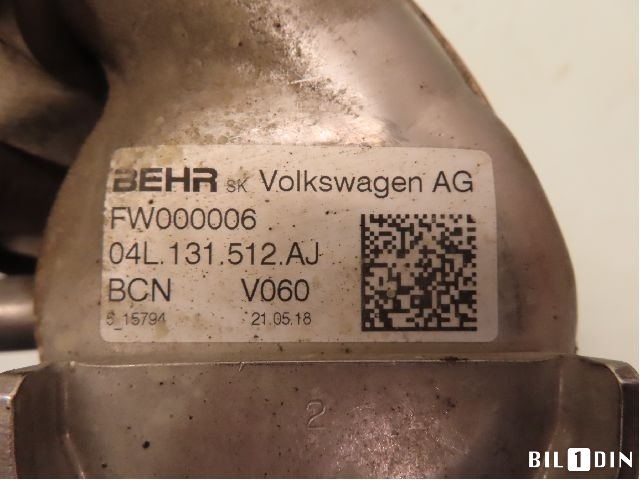 EGR-kjøler til VW Caddy 2015-2020 (Type III, Fase 3)  (VOLKSWAGEN|04L131512AJ|)